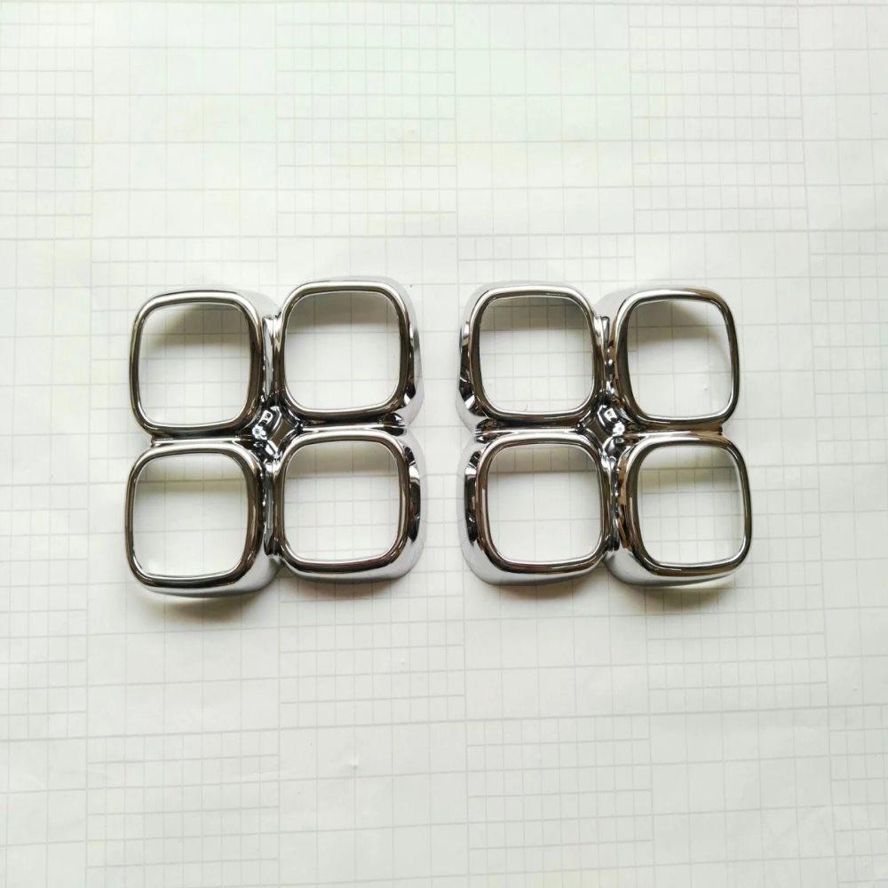 ABS хромированная передняя противотуманная фара, накладка, рамка лампы противотуманной фары, наклейка, внешние аксессуары для Kia Sportage 4 QL 2016 2017