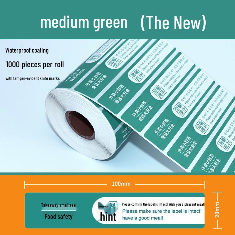 Takumi Self-Adhesive Tamper-Evident Food Safety Seal Label Peeler