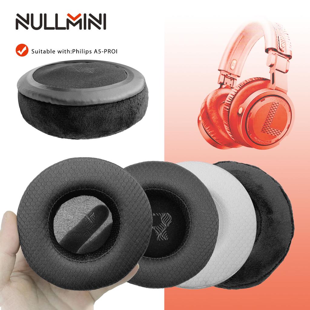 NullMini Replacement Earpads for Philips A5-PROI Headphones Ear Cushion Cooling Gel Headband