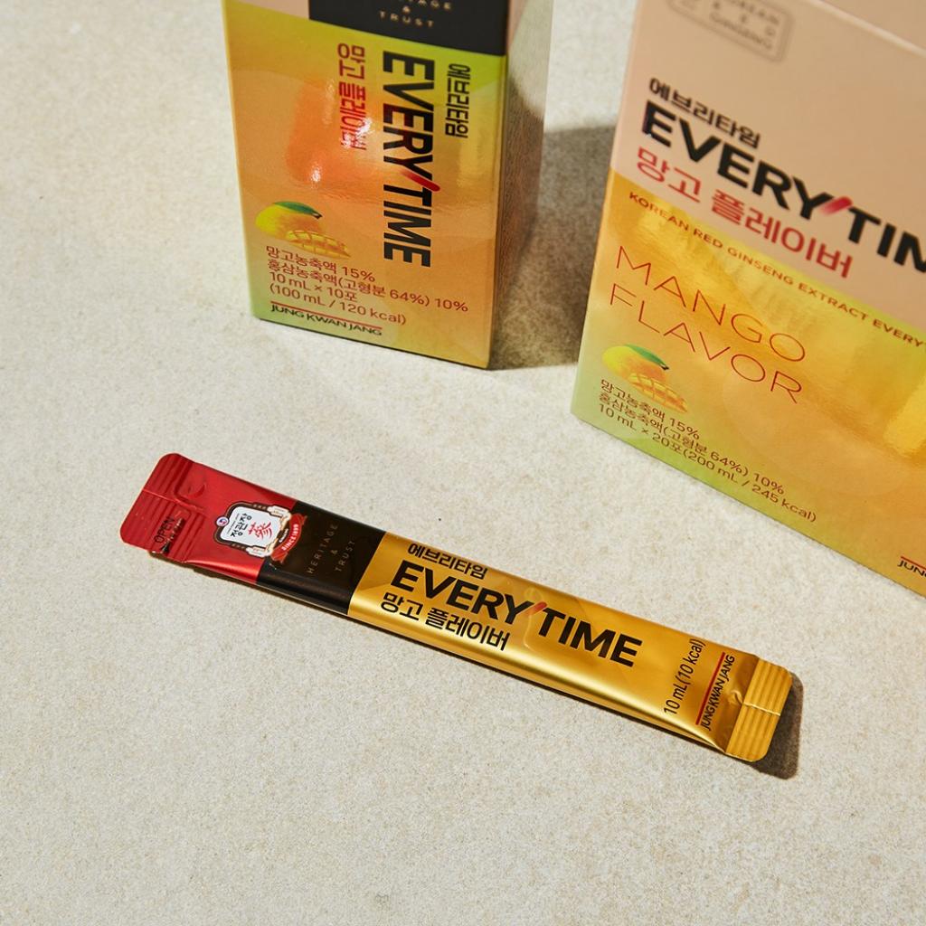 [JUNG KWAN JANG] Every Time Mango Flavor 200ml(10mlx20P)/Korean Red Ginseng Extract Everytime