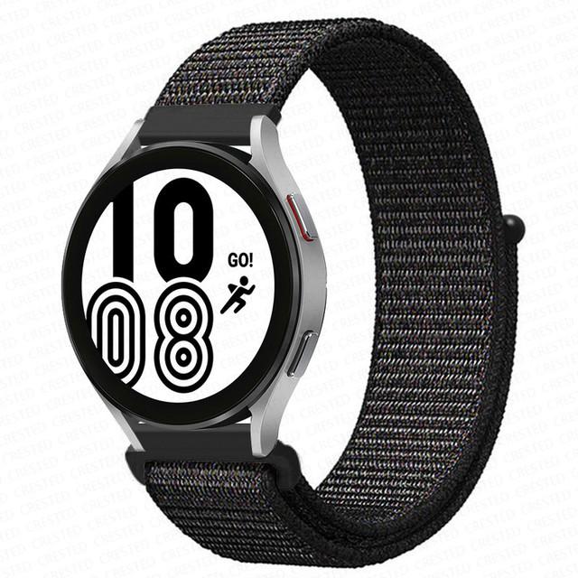 Нейлоновый ремешок 20/22 мм для Samsung Galaxy watch3 4/classic/Active 2 Gear S3/S2, браслет-ремешок Correa Amazfit GTS 2 Huawei Watch GT 2e Pro, профессиональный ремешок