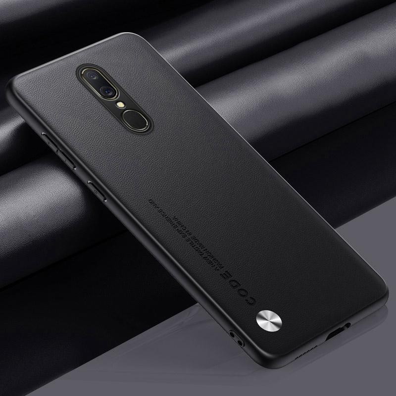 Роскошный чехол из искусственной кожи для OPPO F11 Задняя крышка Матовый ТПУ Силиконовый Ударопрочный Полная защита Чехол для телефона для OPPO A9 A9X Coque