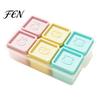 Portion Control Baby Feeding Food Grade Silicone Freezer Molds, Large Capacity 6 Compartments Meal Storage Containers Prep Containers, Leak-proof