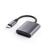 Type-C UHS-II SD4.0 Card Reader 5Gbps High Speed Single Slot SD Memory Card Adapter Aluminum Shell for DSLR Camera Laptop Phone