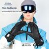 Velvet-Thick, Waterproof, Non-Slip Winter Ski Gloves for Men & Women - Windproof, Warm, Touchscreen, Perfect for Outdoor Activities.