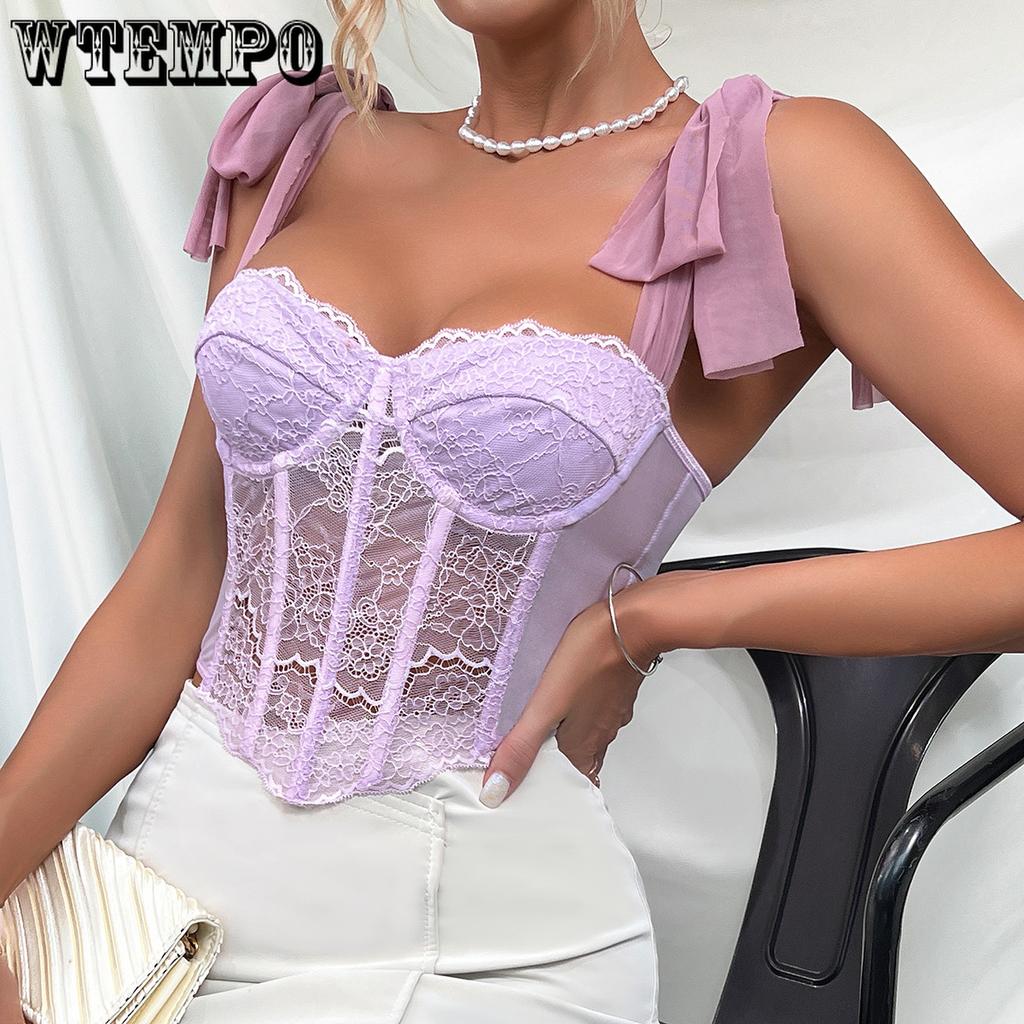 Кружевные топы с завязками в Европе и Америке, стальное кольцо, ажурный слинг из рыбьей кости, модные девушки, прохладные и освежающие летом