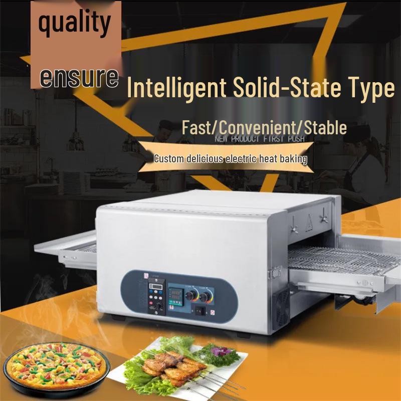 20-inch Electric Belt Pizza Oven - Fast Heating & Multi-functional Constant Temperature Design