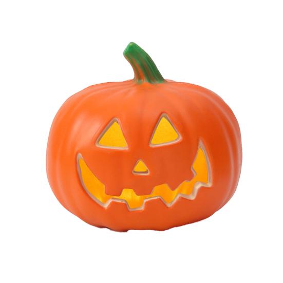 LED Pumpkin Lantern Battery-Powered Warm Light Halloween Lantern Energy-saving Indoor Outdoor Pumpkin Decor