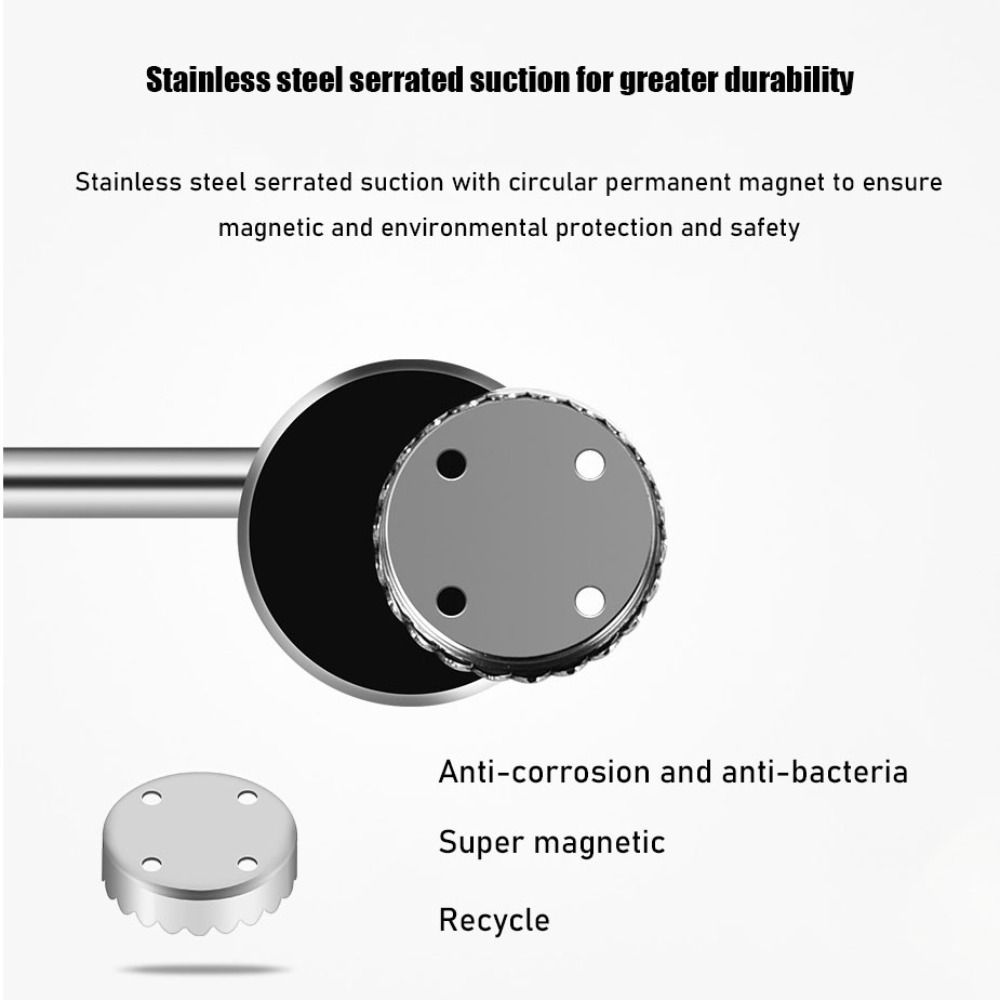 Simple Style Punch-free Soap Holder Stainless Steel Wall Soap Shelf Magnetic Soap Shelf  Bathroom