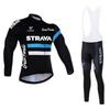 Spring and summer long-sleeved cycling suit, men's and women's road bicycle cycling suit, moisture-absorbing and breathable