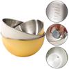Салатница из нержавеющей стали миска для смешивания бытовая и весовая кухонная посуда для замешивания теста выпечка крем столовые приборы