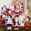 12-inch Cute Santa Claus Plush Toy - Christmas Window Display Ornament