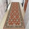 Household Long Corridor Carpet European Style Entrance Hall Floor Mats Carpet Living Room Hotel Stairs Large Area Rugs