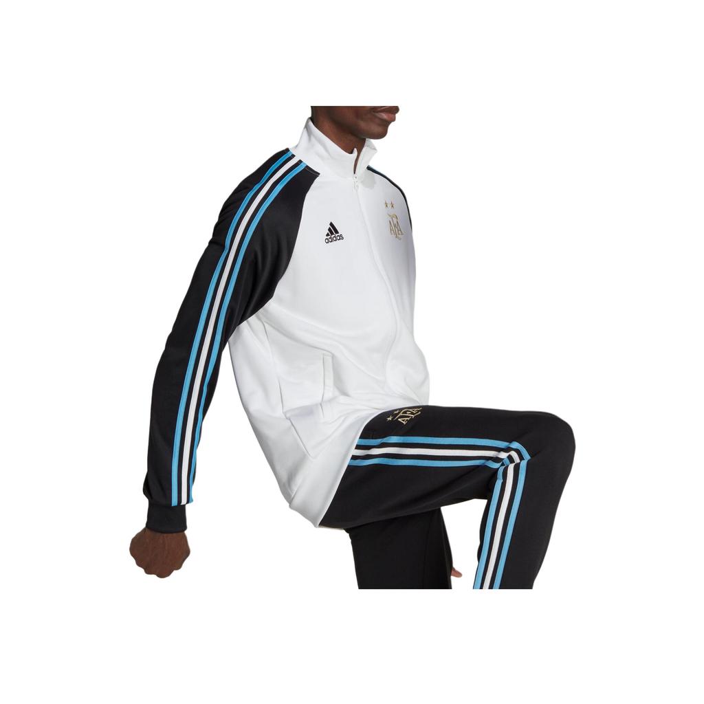 Adidas Спортивная куртка сборной Аргентины по футболу, мужская верхняя одежда, белая HF3955