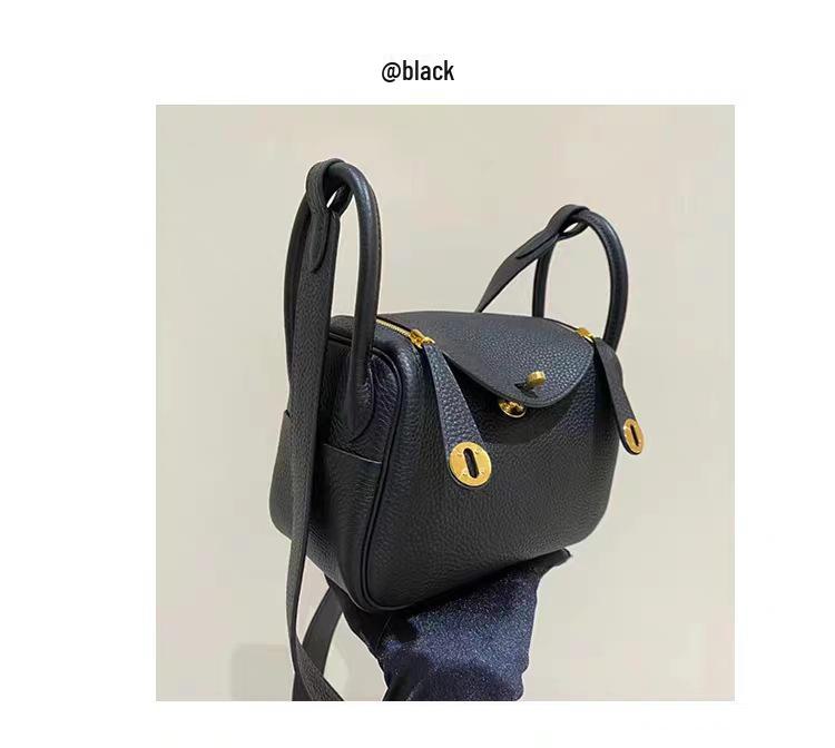 Мини-сумка Lindy 2025: Женская сумка через плечо и через плечо из коровьей кожи First Layer Lychee