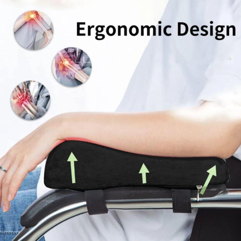 Аксессуары для кресла Мягкая подушка-подлокотник Поролоновая поддержка для локтя и предплечья Накладка на подлокотник кресла Удобная подставка для рук Игровая