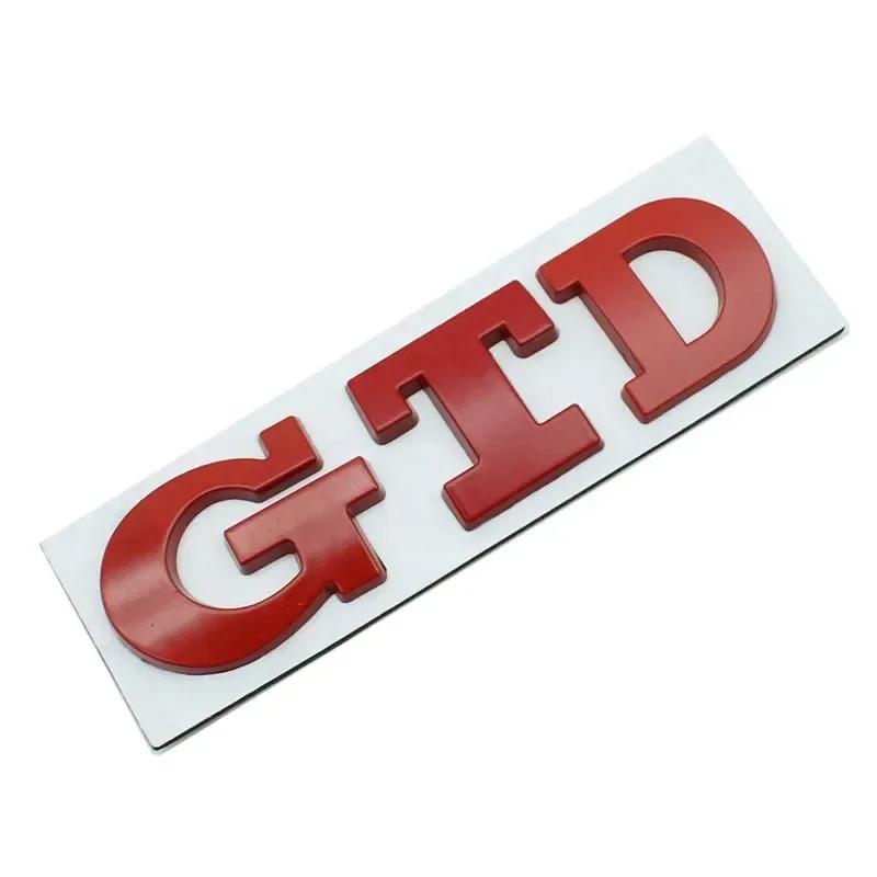 3D Металлическая эмблема GTD для автомобиля, наклейка на багажник, эмблема на решетку радиатора для Polo GTD MK4 MK5 MK6 MK7 Golf 4 5 6 7, автоаксессуары
