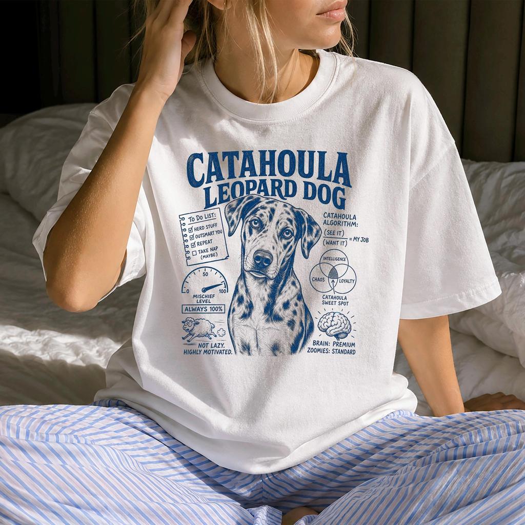 Funny Catahoula Leopard Dog Shirt - Retro Dog Gift - Sarcastic Catahoula Leopard Dog Clothing