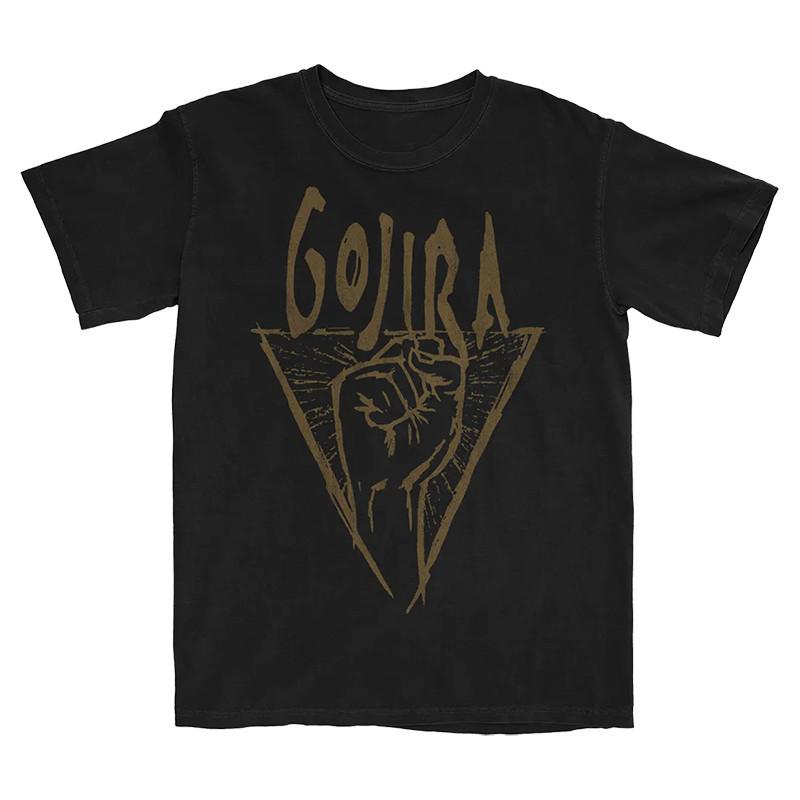 Gojiras Original French Heavy Metal Bands Casual and Relaxed Printed Cotton Tshirt for Men Short Sleeve