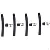 4 X Replacement PP Inline Skate Shoes Strap with Clamp, Screws And Nut