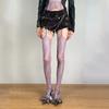 Ultra-thin Lace Suspender Stockings Irregular Leggings Women Sweet Mesh Pantyhose  Lady