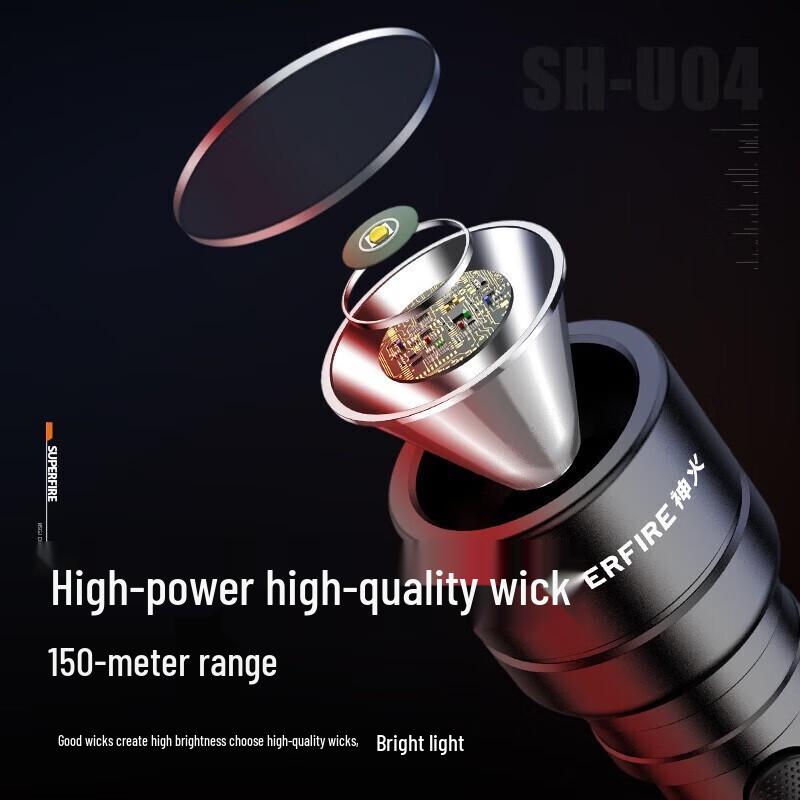 SupFire C8-D LED Rechargeable Flashlight