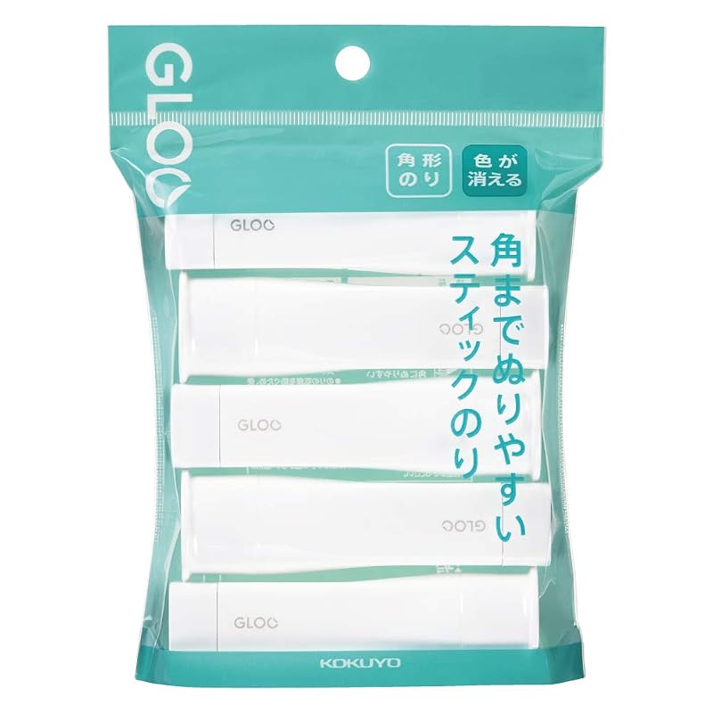 KOKUYO GLOO Исчезающий клей-карандаш, Маленький размер, 5 шт. (TA-G311-5P)