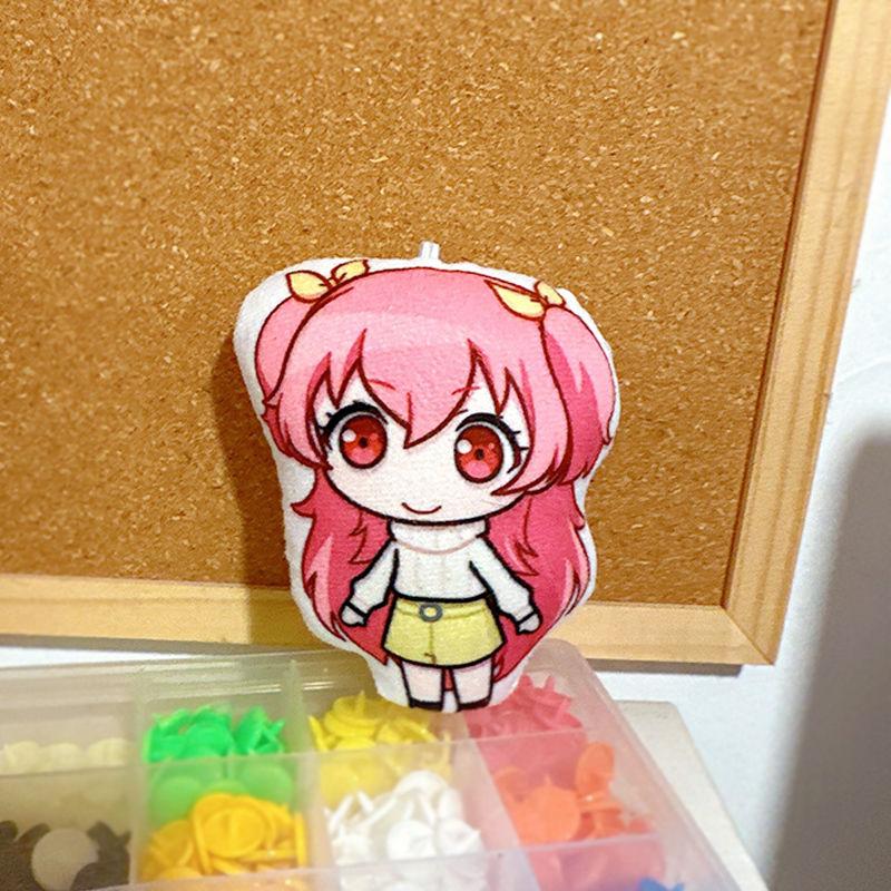 Game AKIYAMA MIZUKI Kusanagi Nene Kamishiro Rui Cosplay Keychain Plush Pendant Keyring Key Chain Bag Ornaments Accessories Gift