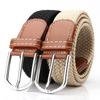 Women's Belt Casual Woven Elastic Belt Outdoor Sports Men's Belt Climbing Work Belt Jeans Suit Pants Men's and Women's Universal