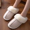 Модные женские тапочки, зимние теплые домашние тапочки для дома, нескользящие, толстые подошвы, домашняя обувь, женская обувь для женщин