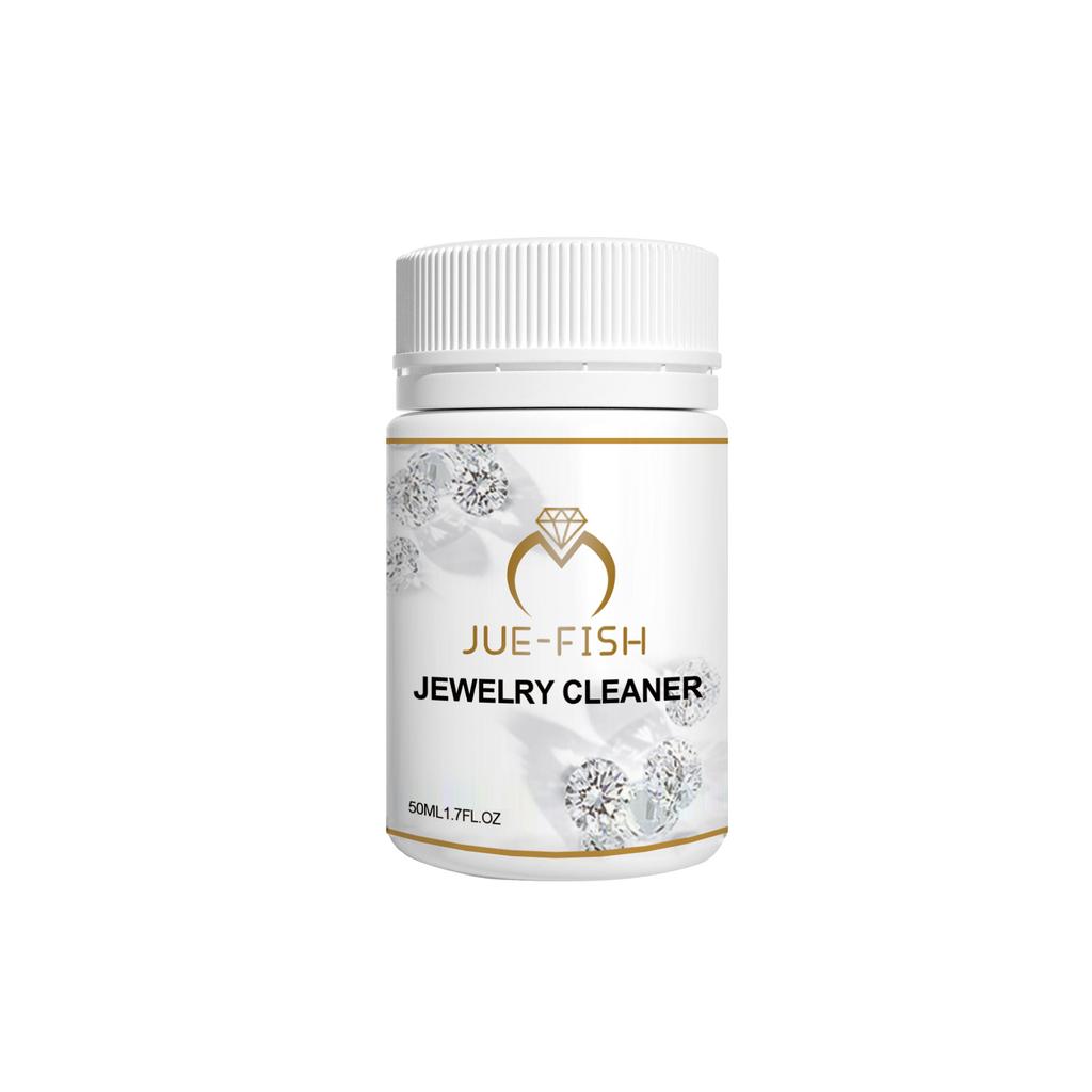 Professional Jewelry Cleaner Solution for Gold Silver Diamond Necklace Metal Polish Cleaning Care Liquid 50ml