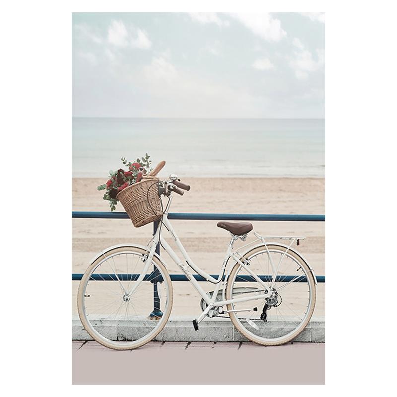 Bridge Leaves Turtle Seagull Wall Art Print Painting Beach Sea Ocean Canvas Poster Vibrant Summer Picture Nordic Home Decoration