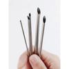 6 Pieces/set of Stainless Steel Hole Puncher Carving Sculpture Modeling Pottery Cutting and Punching Ceramic Polymer Clay Tools