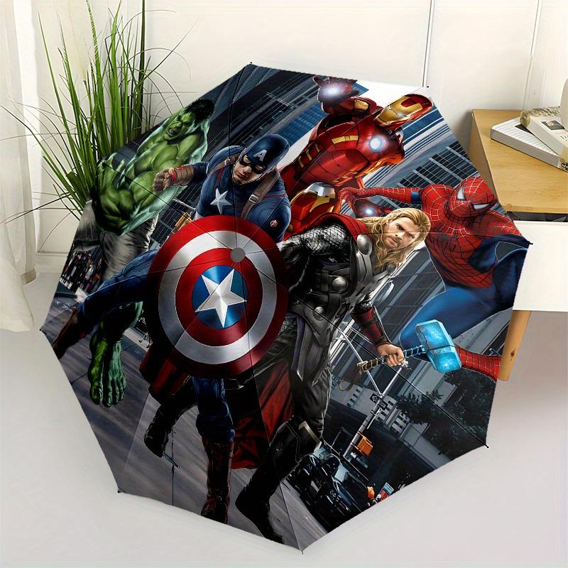 Disney Avengers,Superheroes,Comics High-Quality Umbrella, Eight-Rib Folding Design, Automatic Opening and Closing, Small, Stylish and Practi