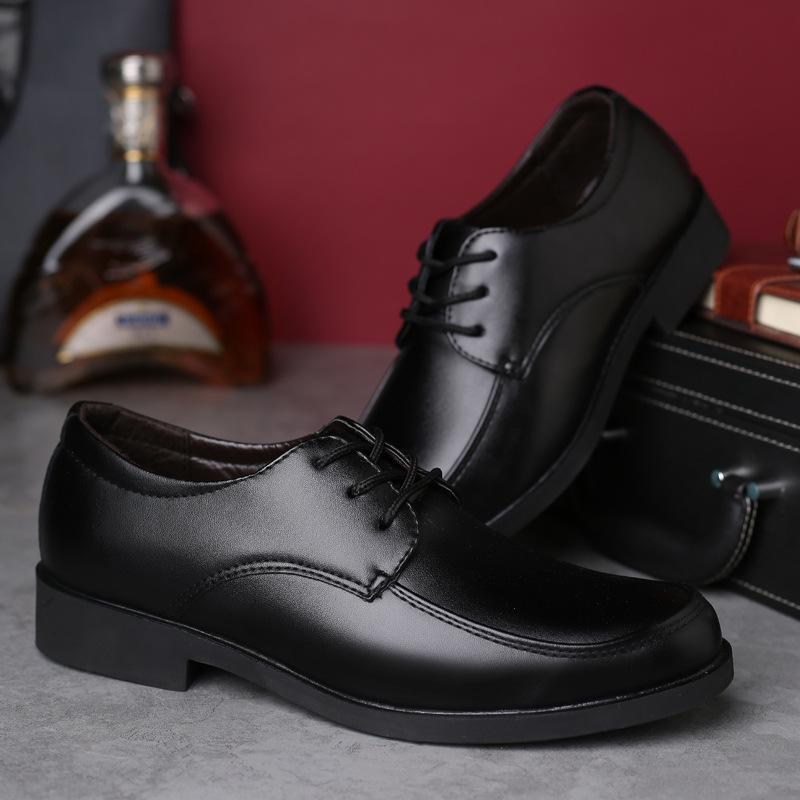 New Black Men Formal Shoes Autumn Winter Men Dress Shoes Brand Men Leather Shoes Men Classic Business Gentleman
