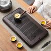 Tea Tray Household Small Water Storage Tray Water Draining Tea Table Bamboo Simple Rectangular Tea Set