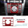 Carbon Fiber Interior Sticker for Scion tC 2005-2010 Center Console AC Panel Trim