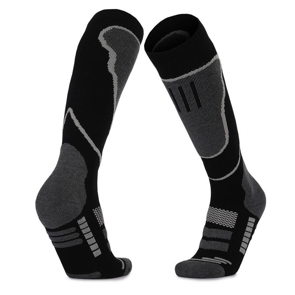 Thickened Winter Ski Socks Warm Snowboard Stockings Fashion Knee High Socks for Cold Weather