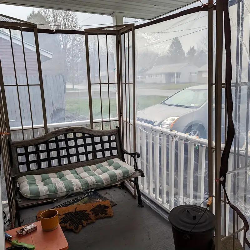 1Pc Decks Polyethylene Tarpaulin Tarp With Grommets Garden Rainproof Waterproof