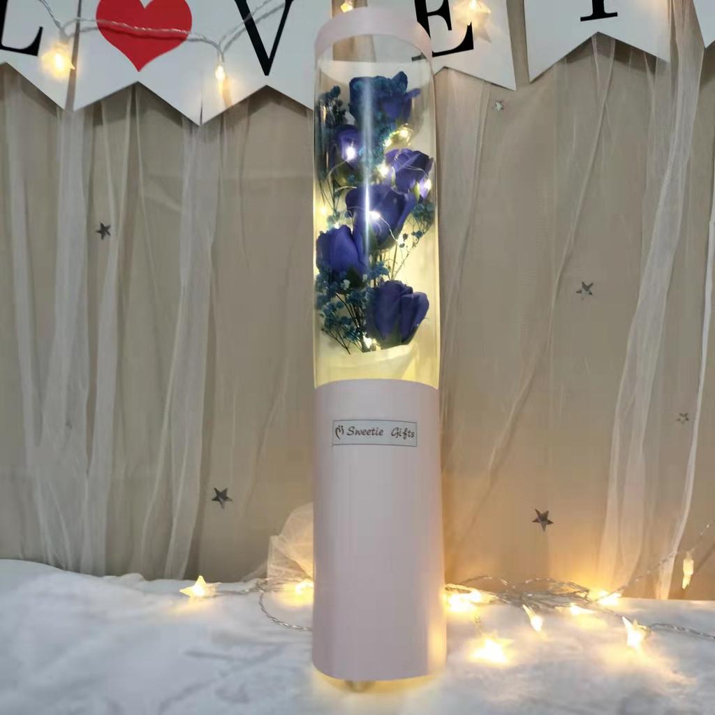 Букет цветов из мыла в виде роз Подарок на День матери 520 Креативный подарок на день рождения Ведро для объятий из мыла в виде цветов на День святого Валентина