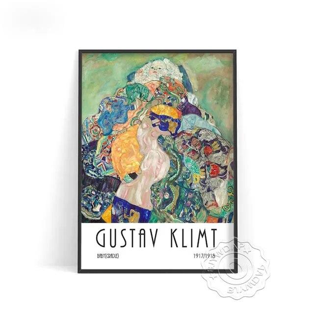 Принт Густава Климта, Художественный декор, Поцелуй Густава Климта, Современное искусство, Идея подарка, Настенная печать плакатов, Плакат выставочного музея, Без рамки