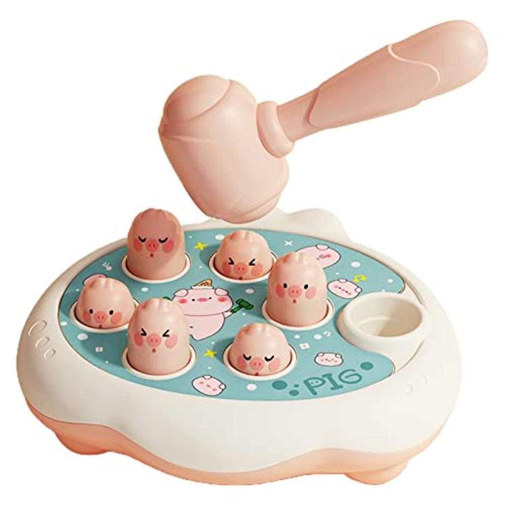 Cartoon Whac-A-Mole Montessori Baby Toy Toddler Educational Birthday Gift Animal Theme Knocking Game Parent Child Board Game Boy