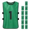 6PCS Kid S Football Pinnies Quick Drying Soccer Jerseys Youth Sports Scrimmage Basketball Team Training Numbered Bibs