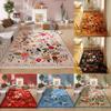 Pink Vintage Floral Living Room Carpet Washable Bohemian Area Rug Non Slip Kitchen Lovely Plant Interior Decor Carpet Nursery