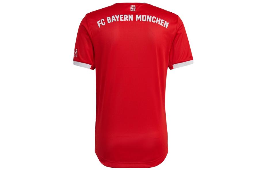 adidas Футбольные майки Баварии Мюнхен Черные Мужские Красные Умеренный Прямой крой HT4825