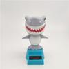 Decoration Car Decor Bobbling Dancing Toys Solar Swing Shark Solar Powered Shark Shaking Head Toy