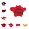 Christmas Style Dolls Sweater Idol Dolls White/Red/Green BJD Doll Clothes 10cm Cute Plush Doll's Clothing for 16cm/17cm Bjd Doll