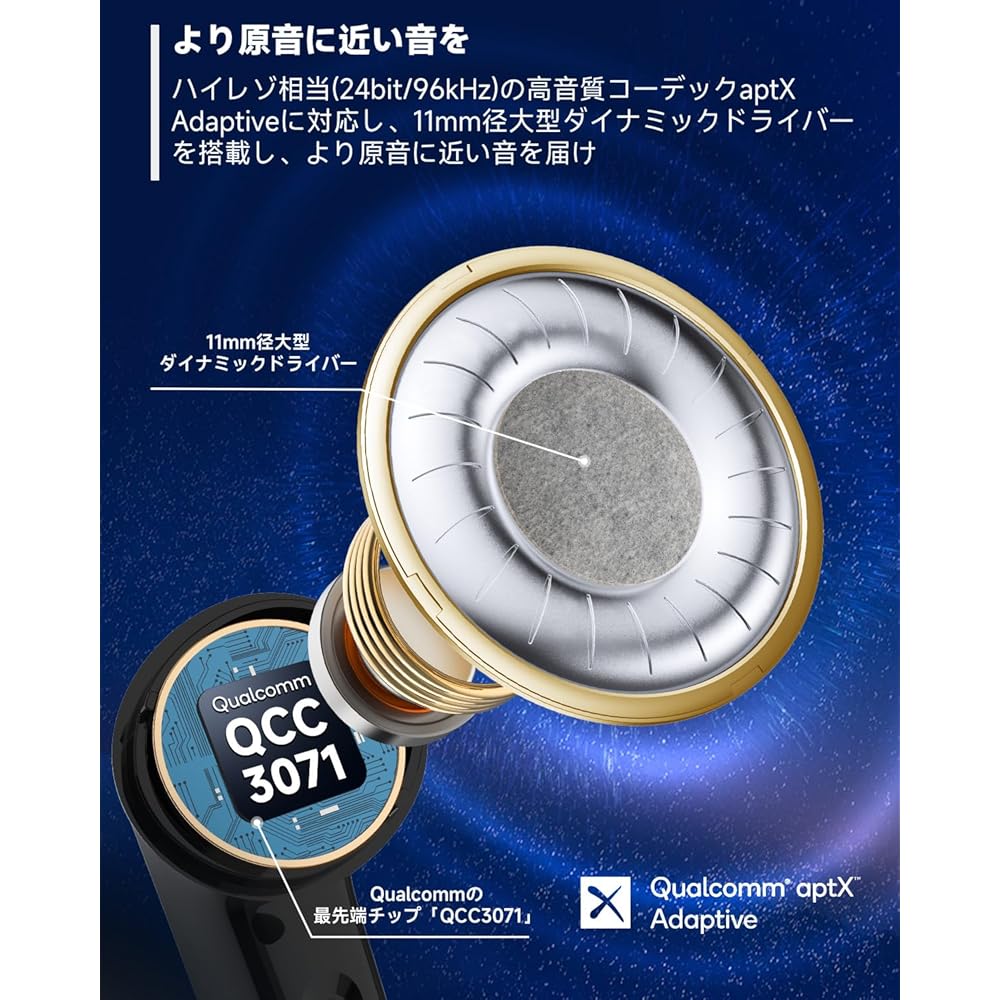 EarFun Air Pro 3 ANC-equipped True Wireless Earphones QCC3071 SoC/aptX Adaptive/Ultra-Low Late