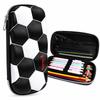 Football Basketball Theme Pen Box Large Capacity Pencil Case Stationery Bag  School Office