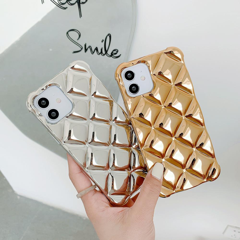 Luxury 3D Diamond Case Soft Cover for iPhone 15 Case Shockproof Mobile Phone Bag for Iphone 18 17 16 High Quality